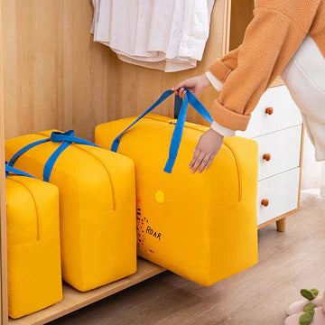 NOVA NEST Baby Dinosaur Cloth Organizer and Storage Handbag Portable | Portable Storage Bag | ( Random Color & Mix Design )