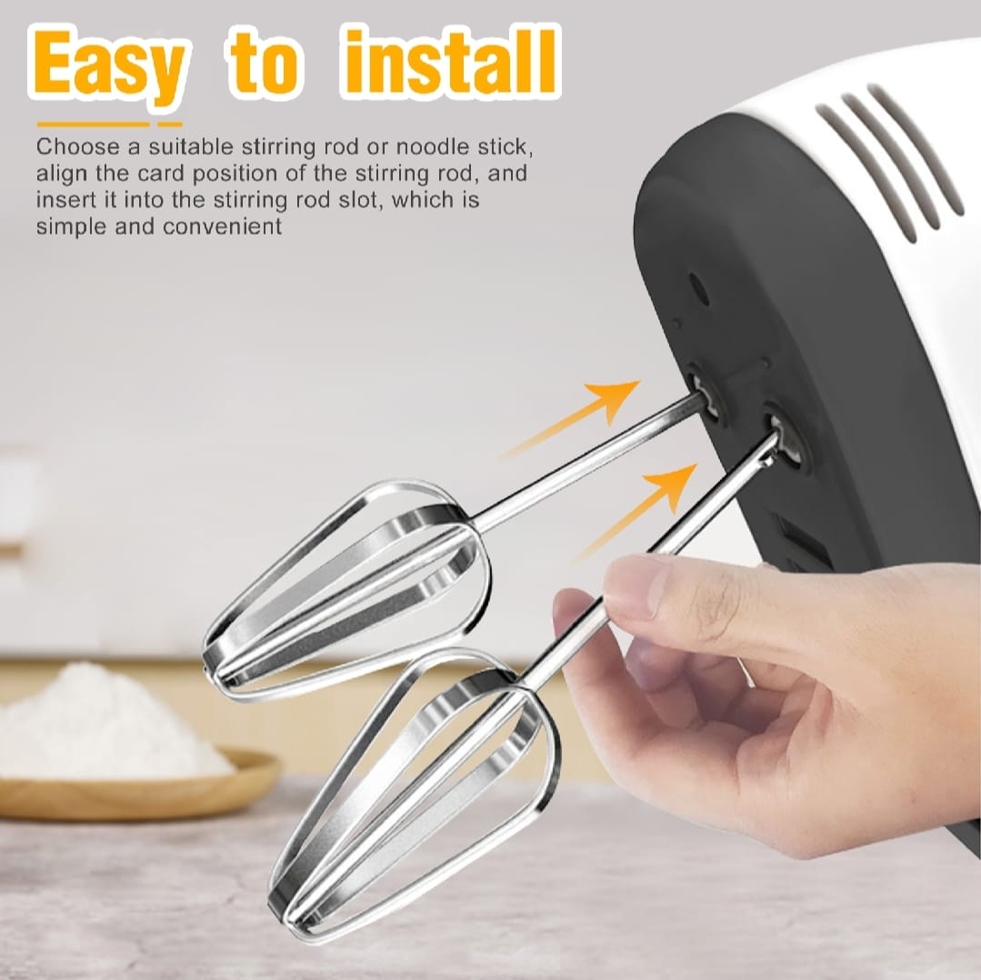 Electric Hand Mixer & Beater for Cake, Eggs & Baking